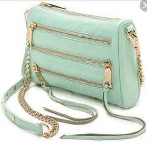 Rebecca Minkoff 5 zip mini crossbody bag